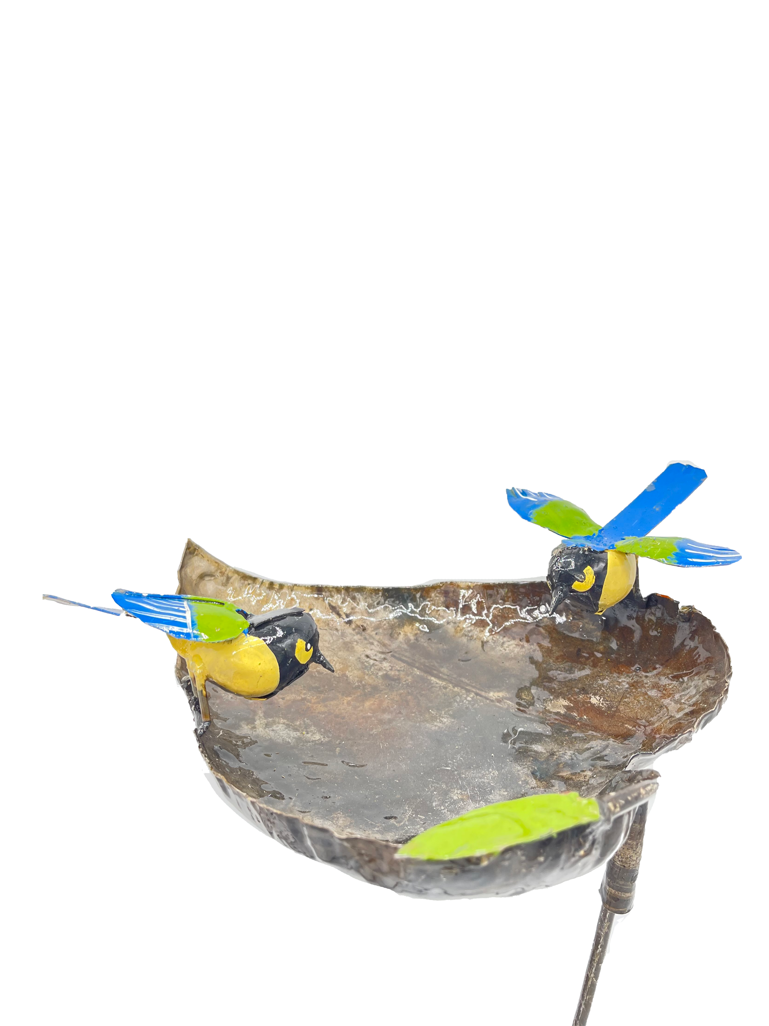 Great tit bird feeder on a rod (Medium)