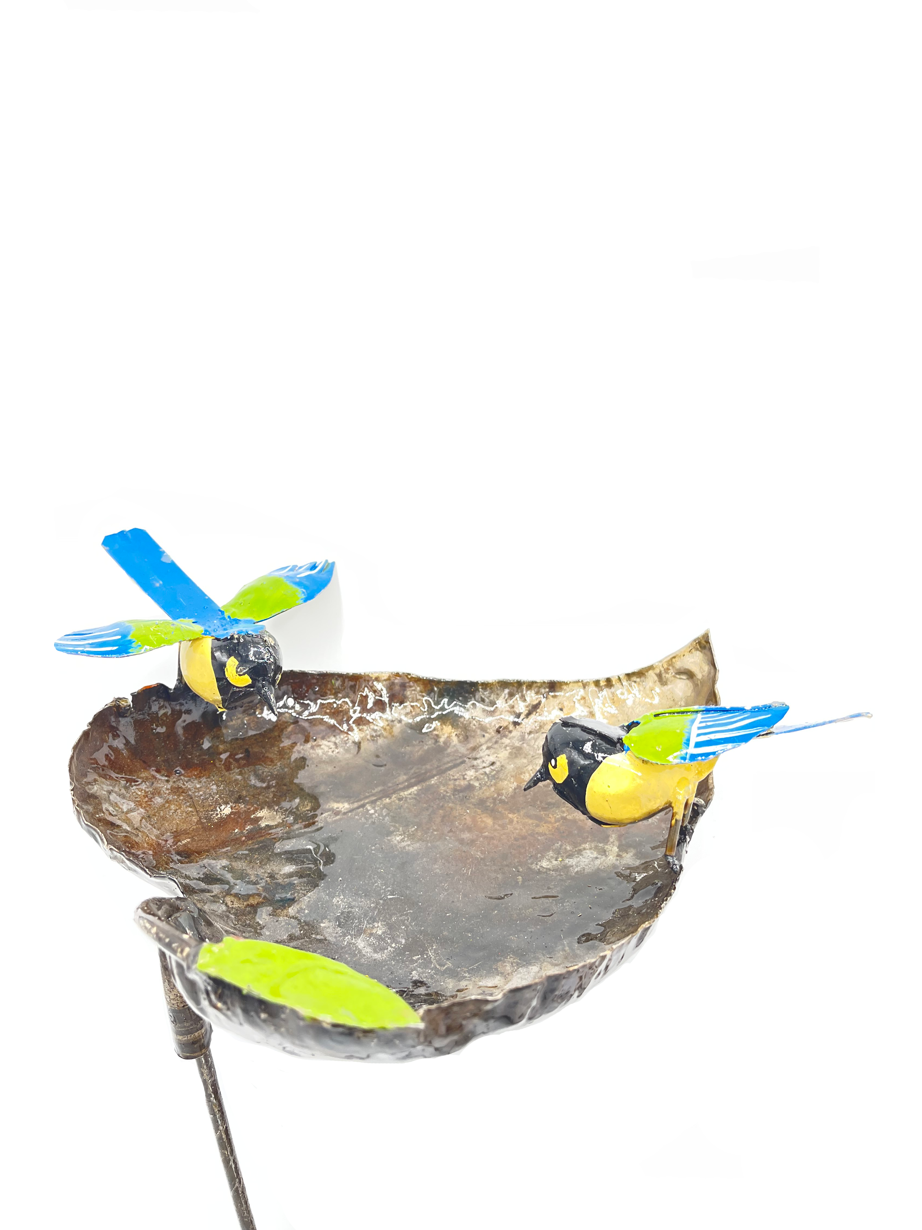 Great tit bird feeder on a rod (Medium)