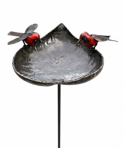 Robin bird feeder on a Rod (Medium)